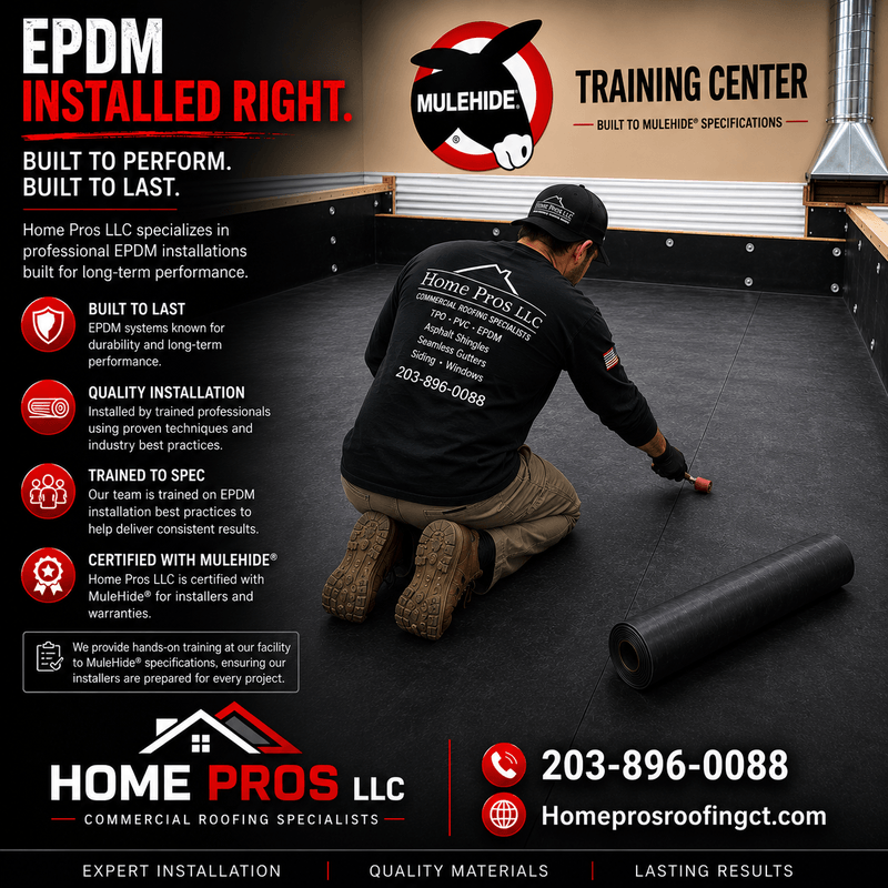 Mule-Hide EPDM commercial roofing system materials