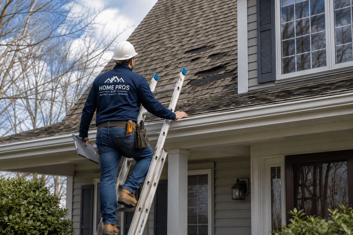roof inspection old lyme ct by home pros llc roofing contractor